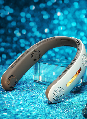 速发Portable Mini Necqk Fan Portable Bladeless Fan USB Recha