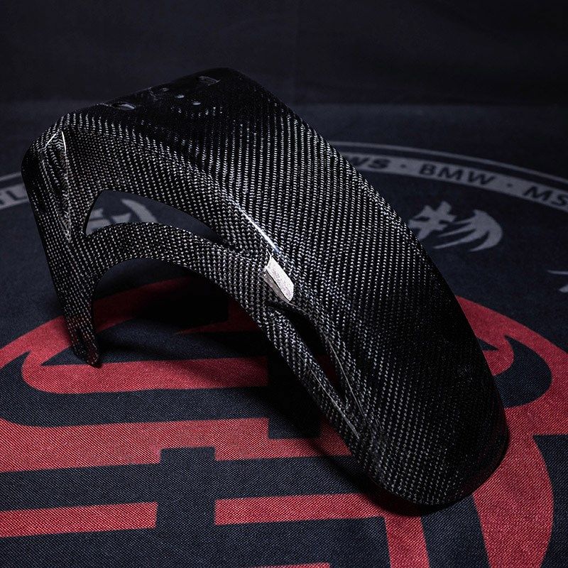 小牛电动b车U+/UB/UQI系列改装斜纹蓝粉蜂窝锻造带灯前段后挡泥板