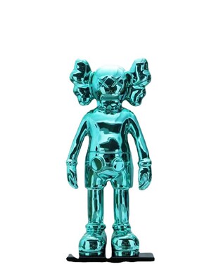 网红机器熊摆件商场橱窗样板房软装饰玻璃钢熊U大卡通公仔雕塑