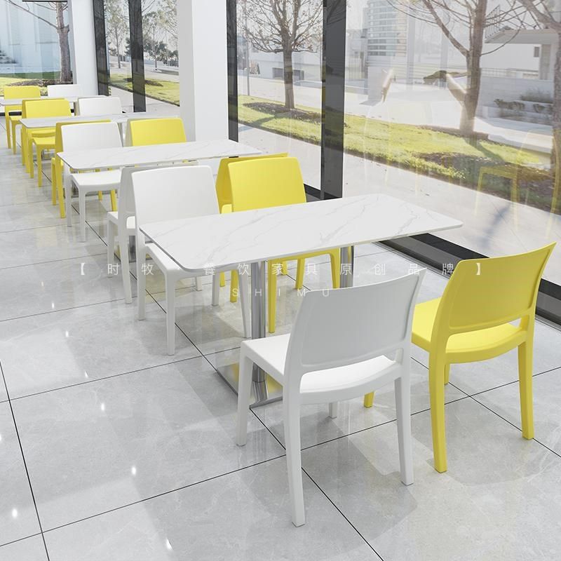 学校食堂员工桌椅餐饮q店岩板桌子奶茶小吃汉堡店公司餐厅桌椅,商业/办公家具,食堂餐桌椅,淘宝优惠券,粉丝福利购,淘宝优惠卷