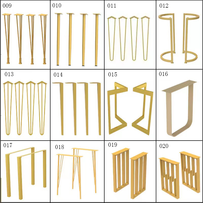 定制大板支架桌腿茶几o吧台脚定制餐台脚桌子脚架办公桌脚铁艺支