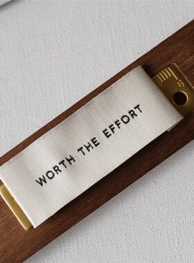 澳大利亚KATM wortph the effort努力是值得的 手工作品气氛织唛