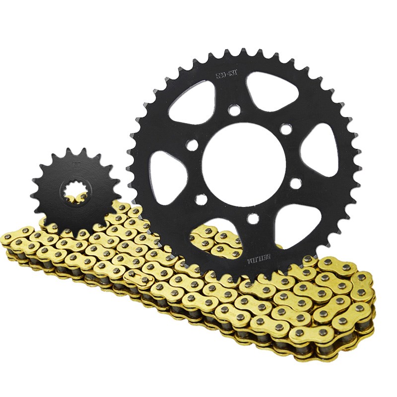 适用于川崎大牛摩托i车ZX10R 7R ZX1000链轮大小齿轮套链盘520链