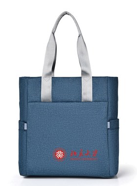 升级大容b量商务会议黑色手提包定做牛津布文件包印Rlogo公文包订