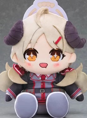 友趣预订 蓝色Azure档案网格海娜学院Q版填充娃娃W02509外围