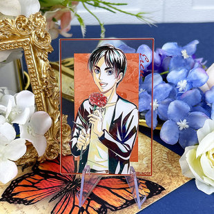 友趣预订 进击的巨人原画Ani-Art徽章吧唧卡片 花店ver