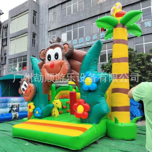 ommercJiSal Kids umpCing jungle slgzjs-202ide Inflatable lid