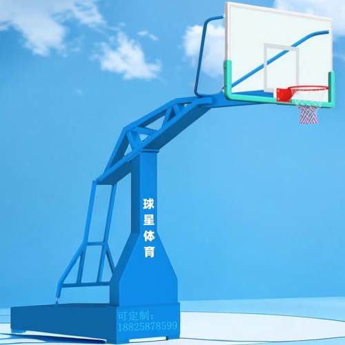 地埋标189式管篮球架外厂家圆方管可移户动篮球架学校准式比赛篮