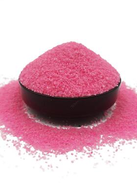 2-4目粉色彩砂 蓝色彩砂 染色彩彩RTK砂0 网红沙滩用粉色0砂