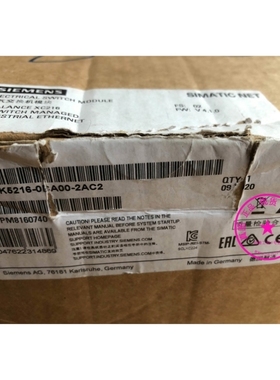议价全新原装保内开封 6GK5216-0BA00-2AC2 XC216交换机 2020年