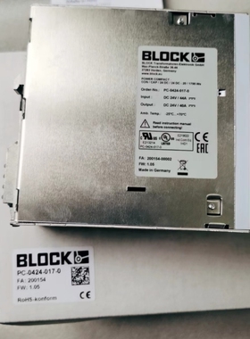 议价block PSR 230/24-5替换型号PC-0124-050-0/电BLOC滤K电源波