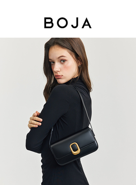 孙雪宁同款BOJA铂娅新款包女复古时尚空姐包单肩斜挎腋下包小众包