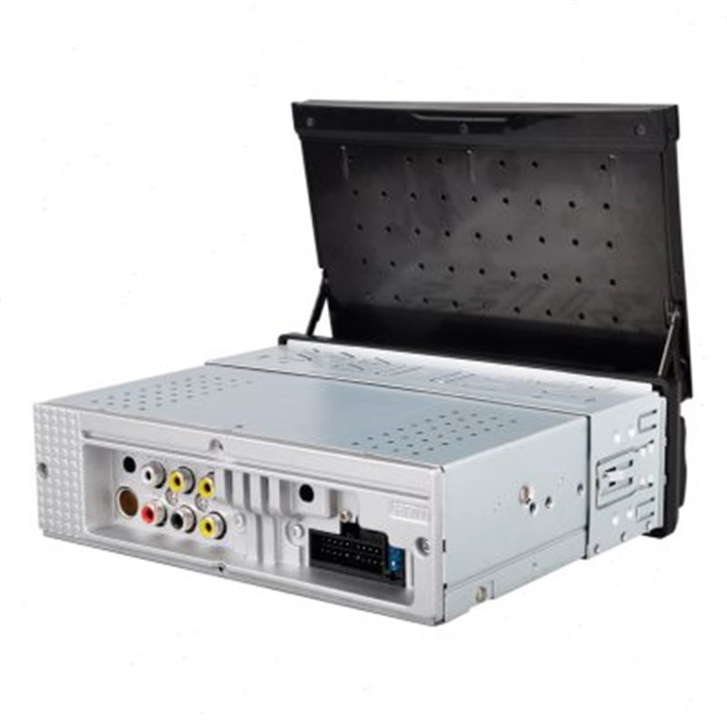 新品7寸伸缩屏车h载DVD导航GPS蓝牙汽车CD主机触摸一体机MP5影像