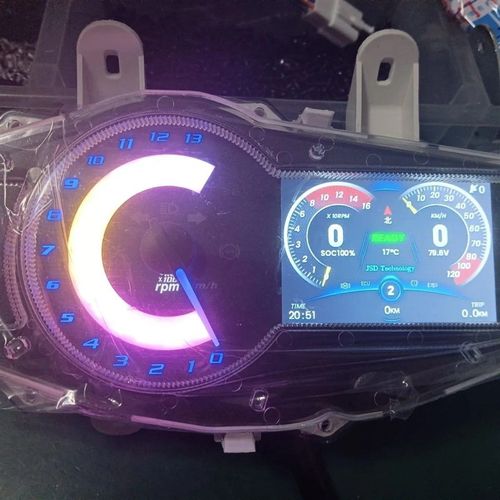 四代目仪表 支持一线通霍尔GPS测速 速度电压可调改.装彩屏通用