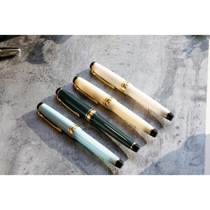 SAILOR 写乐 1224  四季织 14K金尖 N万叶春空名月雪椿垂雪 钢笔