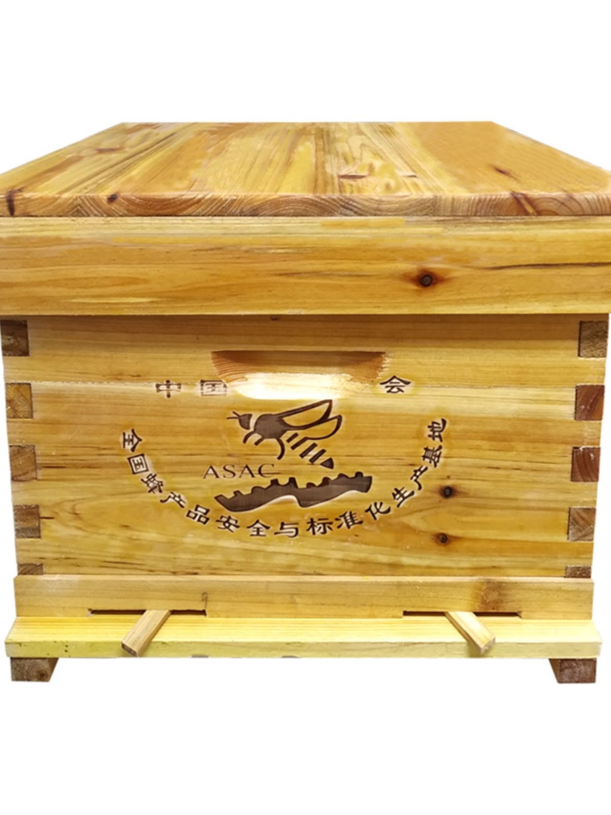 销b蜜蜂箱全套中蜂蜂箱包邮养蜂工具新手诱蜂桶煮蜡标准十框杉品