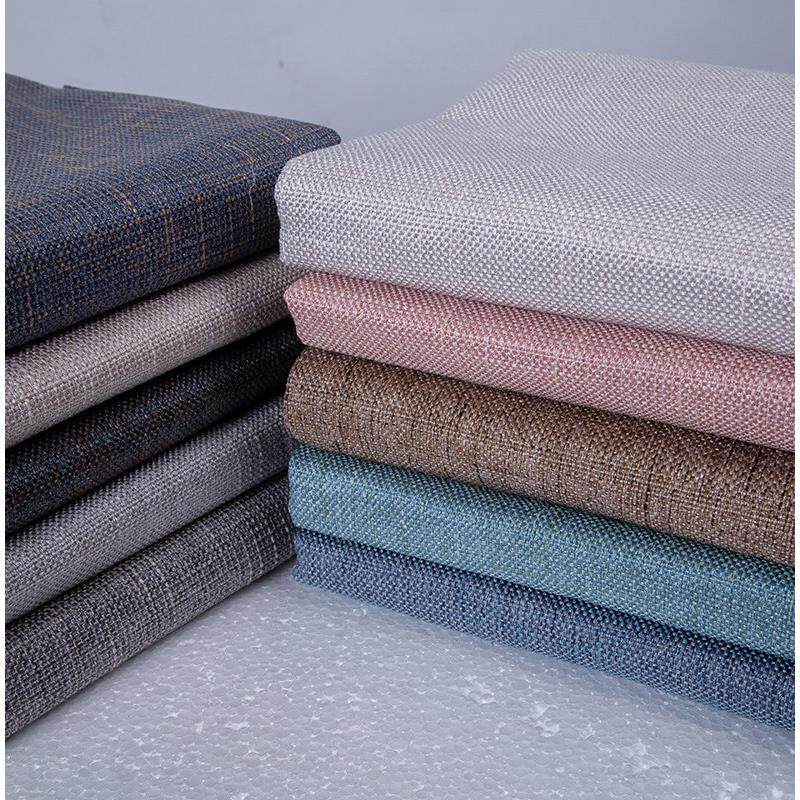 加硬加厚高密度海绵垫粗麻布料面料定制定做沙发垫飘窗垫布套防滑