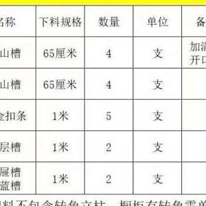 送转角内槽全套配件套餐山型槽立柱单边立柱碗篮槽隔层槽封边条