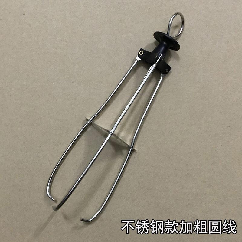 多功能三爪不锈钢夹子防烫家用三脚厨房工具提盘器盘子三角蒸锅