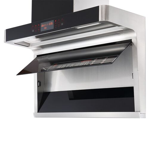 销售 油烟机家用自动清u洗吸烟机厨房电器大吸力7字型抽油烟机