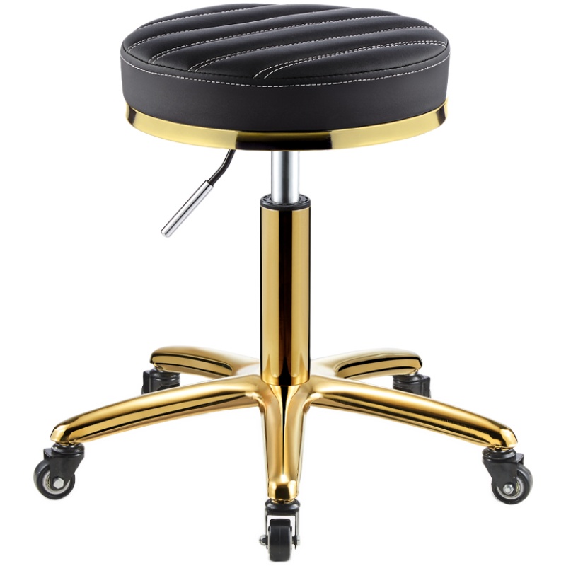 美发凳子发廊升降可旋转滑轮剪发椅防卡M发S大工凳理发店椅子