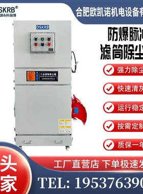 LTJC-4000金属微粉尘防爆脉冲集尘器4kw锂电粉尘收集除尘器