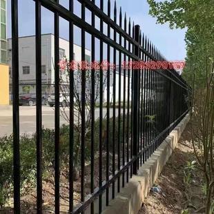 锌钢护栏围栏庭院户外围墙栏杆栅栏学校黑色铁栏杆工厂小区防爬