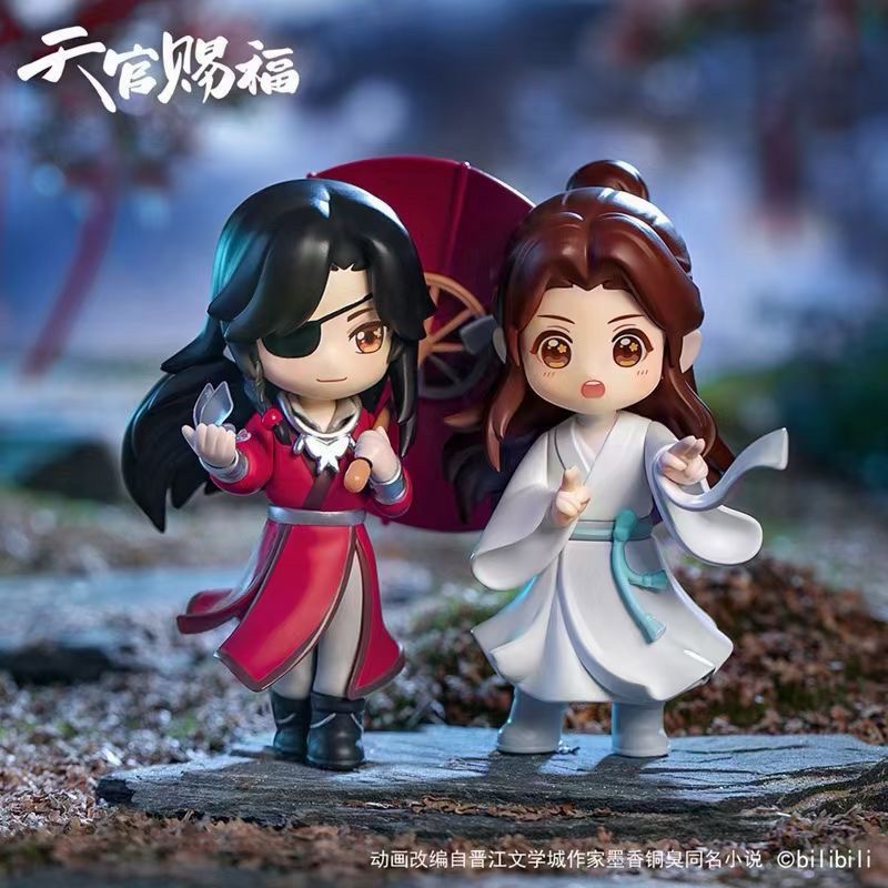 预售#正版天官赐福幸与君逢盲盒谢怜花城 公仔汽车摆件动漫礼物