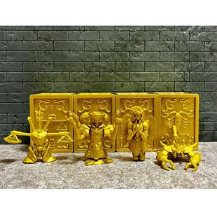 预售#  扭蛋 圣斗士星矢 黄金圣衣箱02 狮子座 天秤天蝎 处女座摆