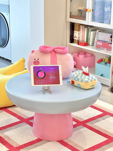 可爱茶几多巴胺茶几设计感圆形茶几小户型客厅家用现代简约网红