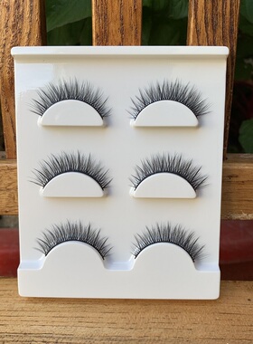 极速3D假睫g毛黑色棉线梗上眼睫毛自然纤长款卷翘素颜裸妆学生柔