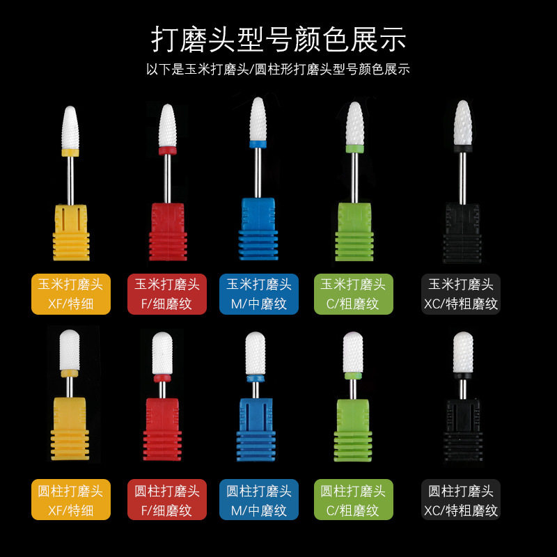 极速打磨头e美甲陶瓷电动卸甲机器配件替换钻头去死皮美甲电磨机,彩妆/香水/美妆工具,美甲工具,淘宝优惠券,粉丝福利购,淘宝优惠卷