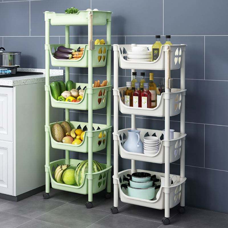 极速Kitchen shelf landing multilayer fruit Nvegetables produ