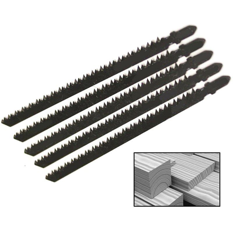 极速6Pcs T744D Jig Saw Blade T-ShankH Blade Metal Wood Cork