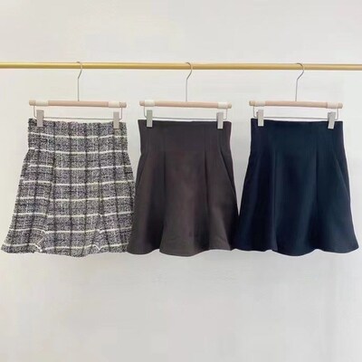 极速Kuzuwata Spring Temperament WomFan Skirt High Waist All-