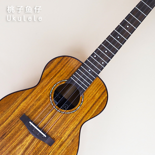 极速桃子鱼仔瑞声相思木全单尤克里里23 26寸ACM200 AT200进阶指