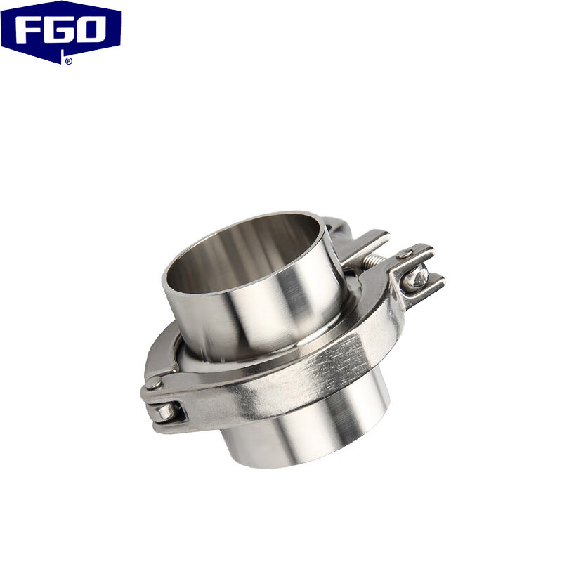 极速FGO316L不锈钢卡箍套装304卡箍+F2个焊接接头+1片四氟垫片4