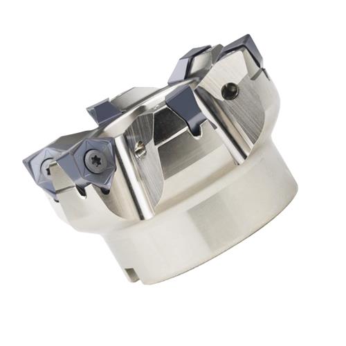 极速90度MFWN双面六角平面重v切削方肩铣刀盘粗加工配WNMU080608