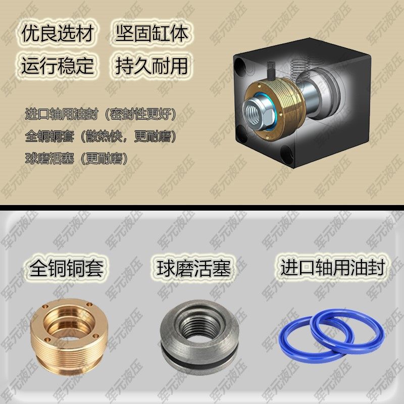 极速适用液压方形夹具模具立式薄型油缸CX-SD32*5L0*63*80*10*20*