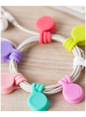 极速6/3PCSf Earphone Cord Winder Cable Holder Organizer s Mu