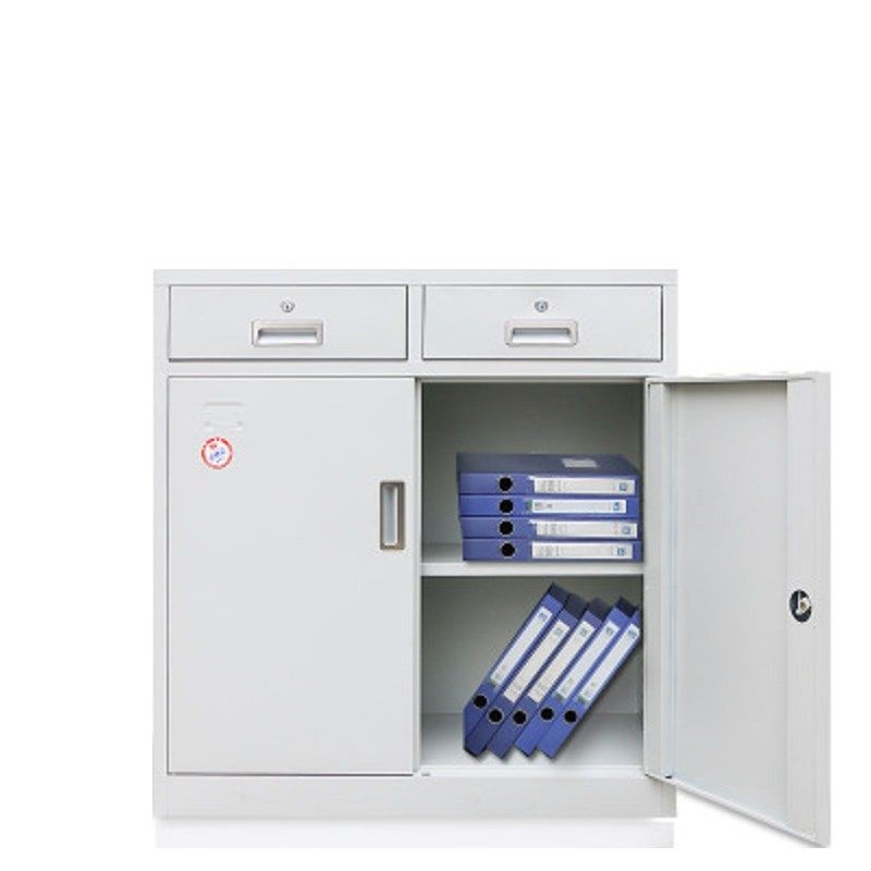 极速新品文件柜矮柜收纳柜多功能现E代简约办公室O铁皮书铁质板材