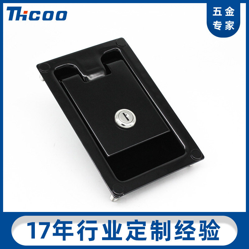 斯科不锈钢面板锁 特种车辆拖车卡车工程机械门锁 集装箱电柜箱门