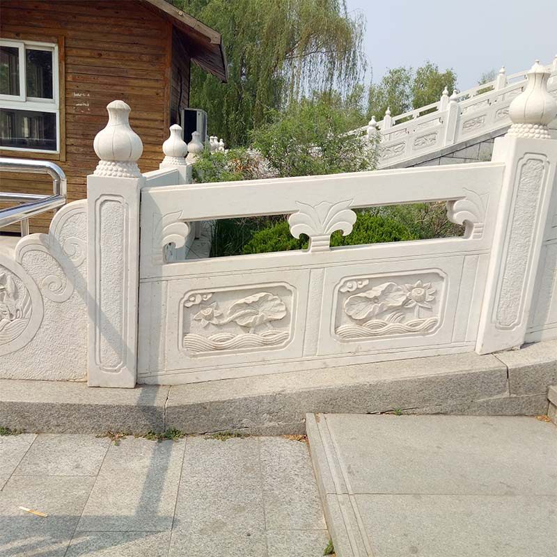 供应优质石雕栏杆 园林配套仿古石雕栏杆 厂家直供