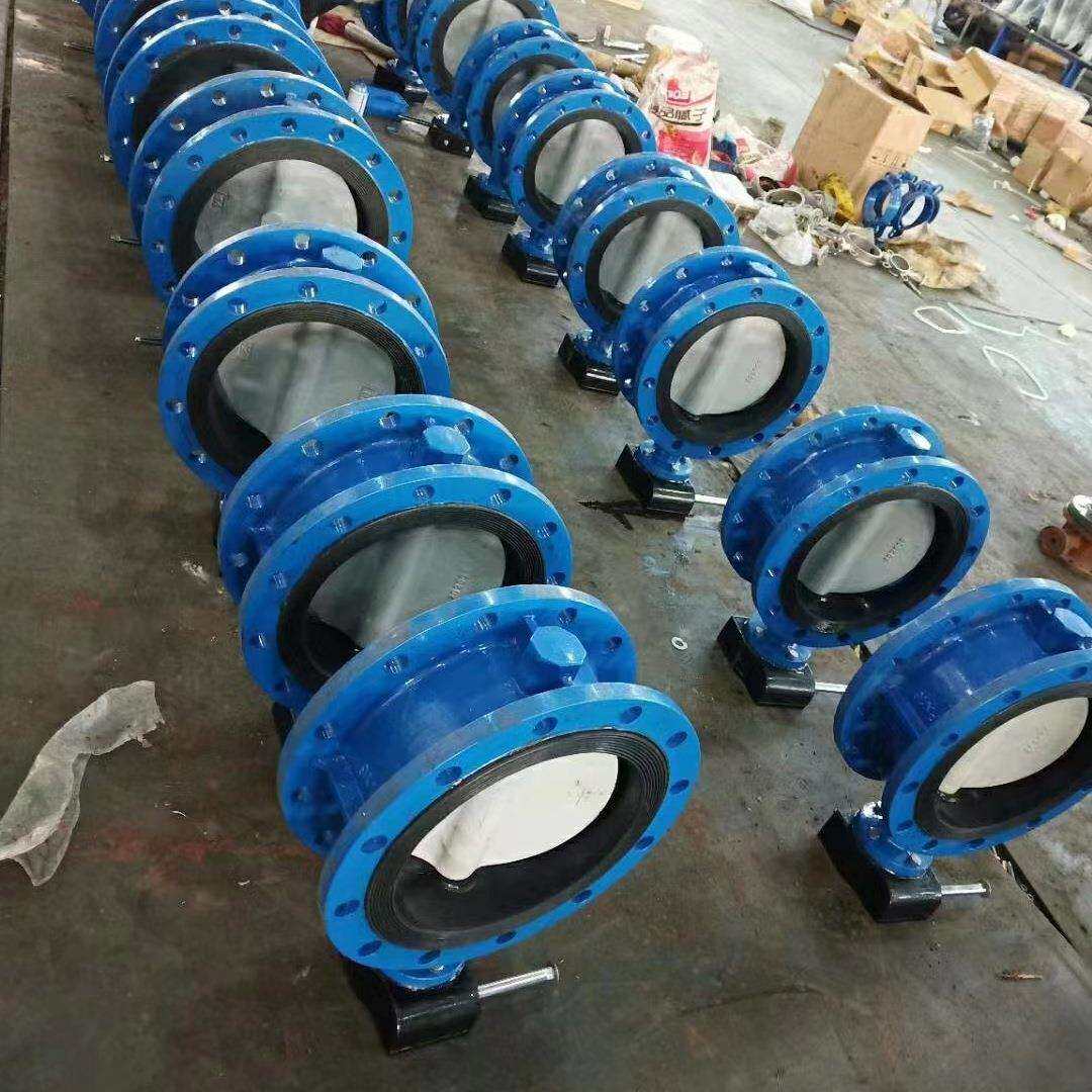 手动法兰蝶阀D41X-10/16Q-DN125/150球墨铸铁手动蝶阀