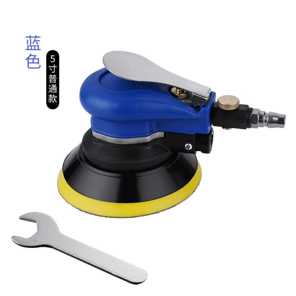 厂家销售5寸气动打磨机汽车除锈抛光机迷你型家用圆盘砂纸研磨机