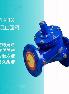 DYH41X-10C 铸钢快闭止回阀 水锤防倒流 Y型止回阀