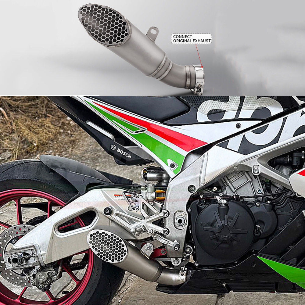 摩托车排气管前段中段适用于钛合金ApriliaRSV42015-2026