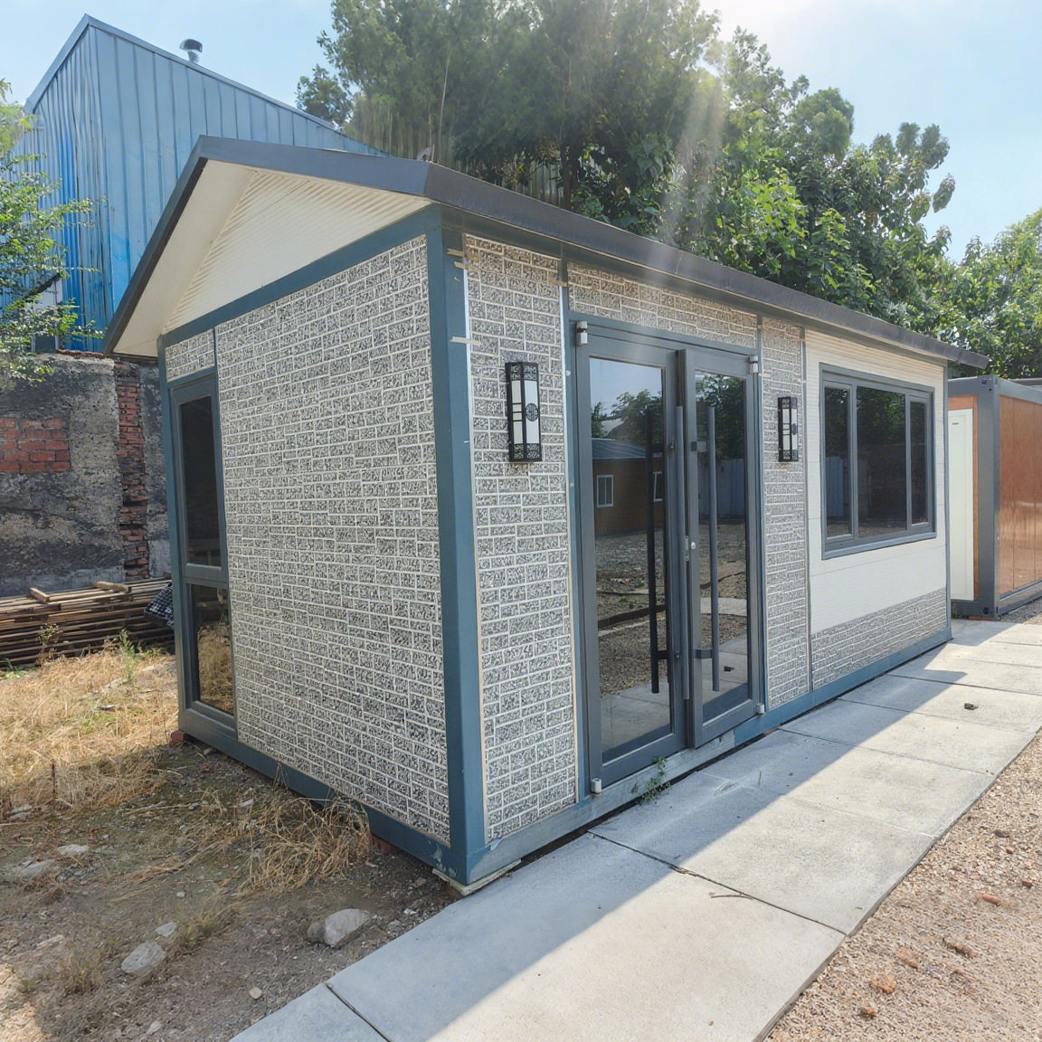 简易房集成房屋全屋折叠集装箱移动临时仓库经济实惠款