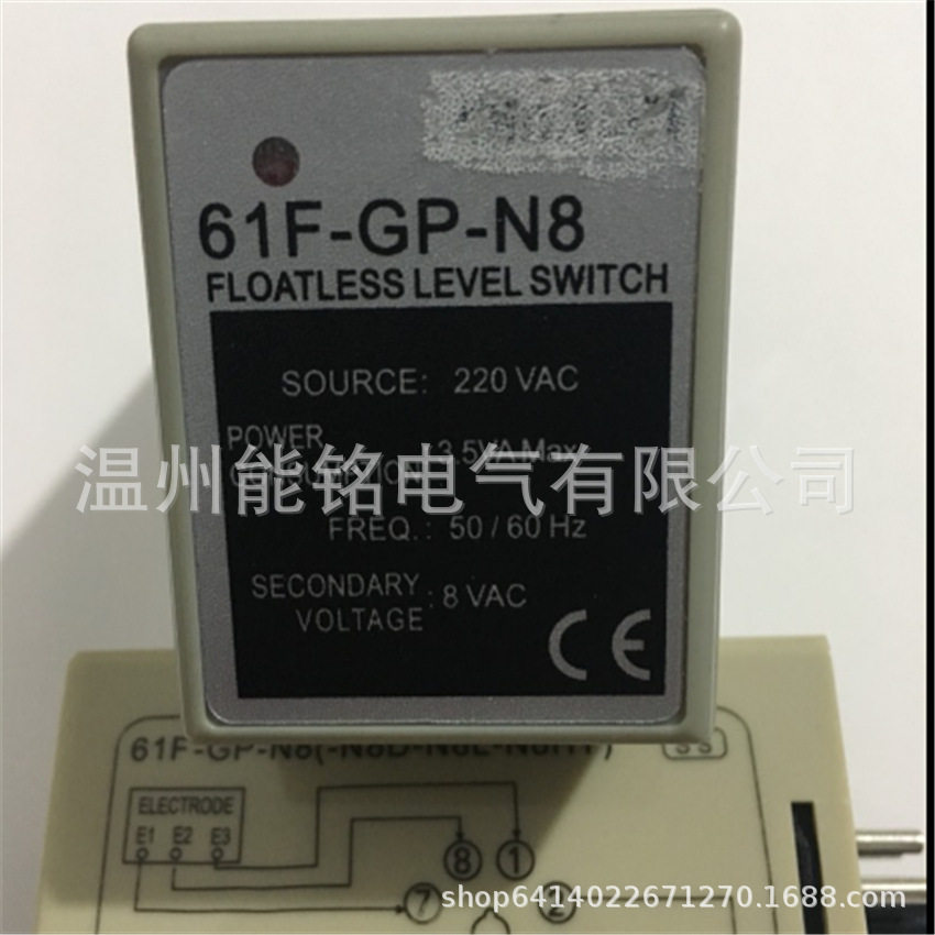全新液位61F-GP-N8控制水位继电器220VAC.110VAC AC380