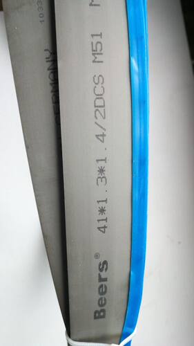 德国进口Beers贝尔斯双金属带锯条M42锯条41*5120数控带锯床
